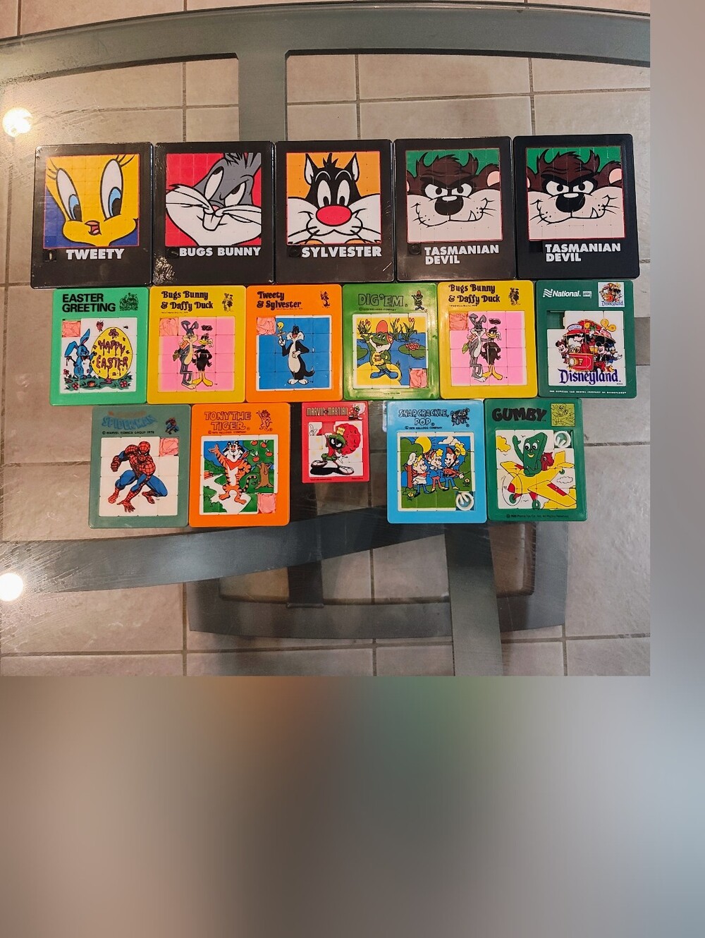16 Vintage Slide Sliding Puzzles